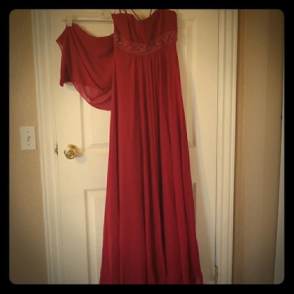 David's bridal formal gown